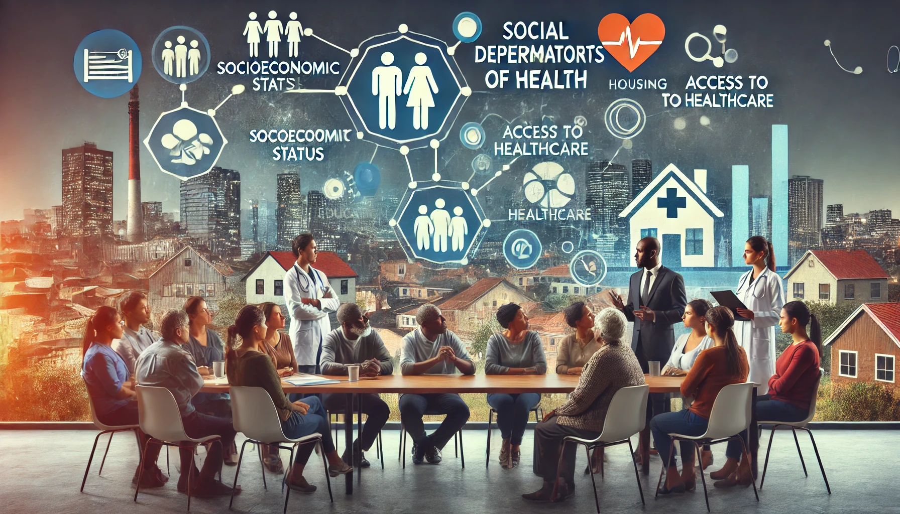 Investigating the relationship between social determinants of health and health outcomes